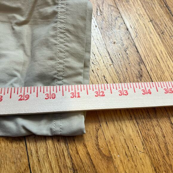 Duluth Trading Pants Mens Large Dry On The Fly Nylon Hiking Beige - Picture 9 of 10